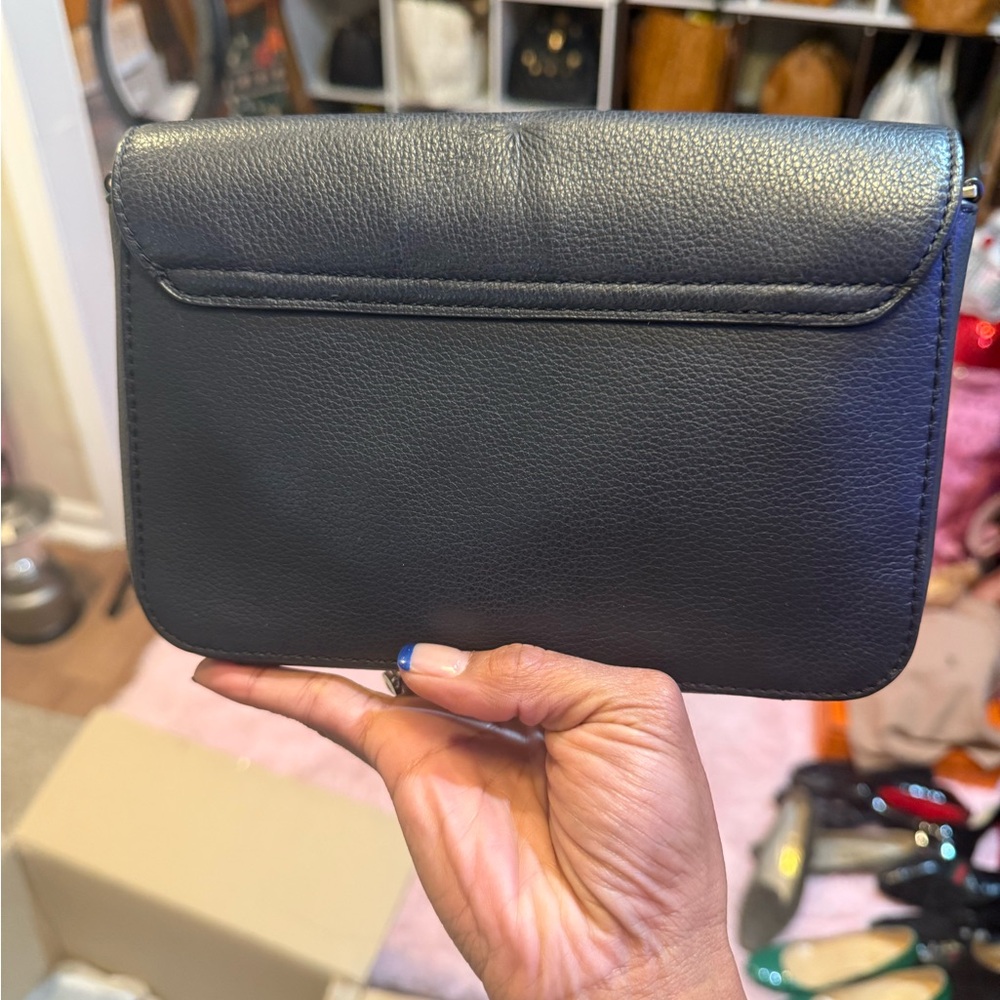 Tory Burch black Leather Clutch - Picture 5 of 7
